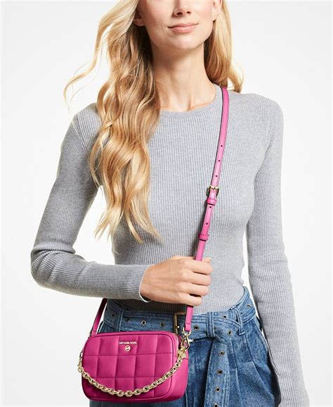 michael michael kors jet set charm small doublezip camera crossbody|Michael Kors jet set east.